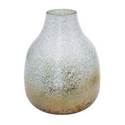 Verre Round Frosted Glass Vase - thumbnail 3