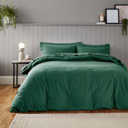Soft & Cosy Luxury 100% Brushed Cotton Duvet Cover & Pillowcase Set - thumbnail 1
