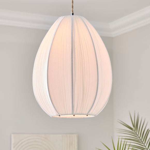 Presley Pleated Easy Fit Curved Lamp Shade - image 1