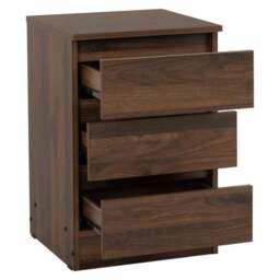 Walker 3 Drawer Bedside Table - thumbnail 3