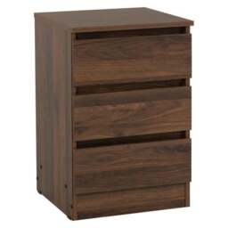 Walker 3 Drawer Bedside Table - thumbnail 2