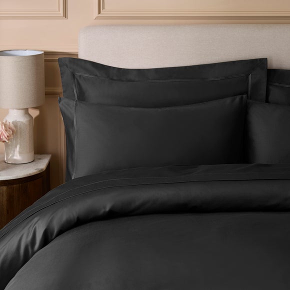 Dorma 800 Thread Count 100% Cotton Sateen Oxford Pillowcase - image 1