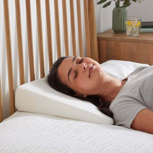 Memory Foam Back Sleeper Small Wedge Back Pillow by Dunelm