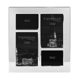 Shiny Metal Plated Multi Photo Frame