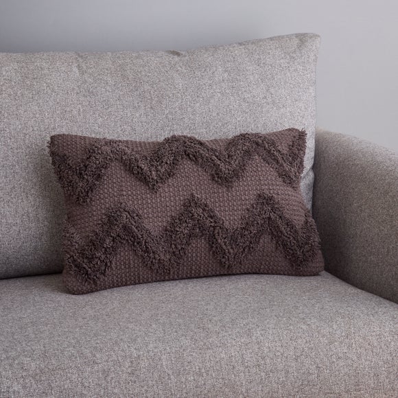 Zig Zag Tufted Cotton Cushion - image 1