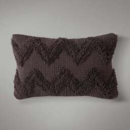 Zig Zag Tufted Cotton Cushion - thumbnail 2