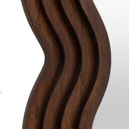 Dryden Wavy Rectangle Wall Mirror - thumbnail 2