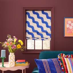 Sophie Robinson Hazy Wave Blackout Roman Blind - thumbnail 1