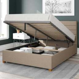 Kelly Eire Linen Ottoman Bed Frame - thumbnail 2
