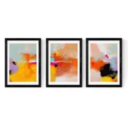 Set of 3 East End Prints Yellow Blush Gallery Wall Framed Prints - thumbnail 2