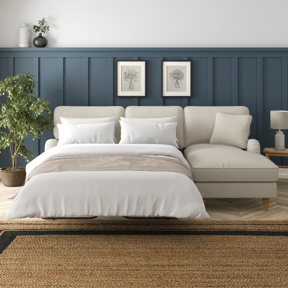 Beatrice II Luna Fabric Corner Storage Sofa Bed - image 1