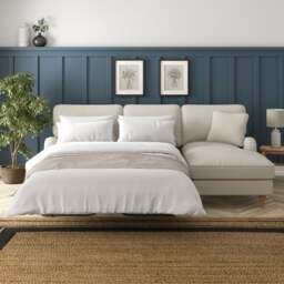 Beatrice II Luna Fabric Corner Storage Sofa Bed - thumbnail 1