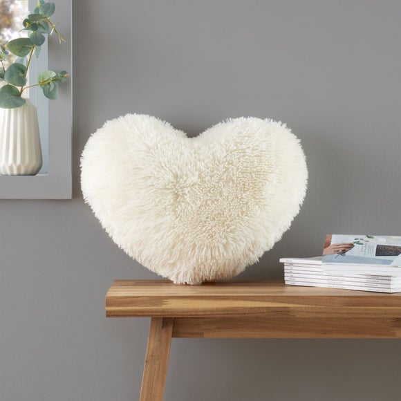 Catherine Lansfield Cuddly Heart Cushion - image 1