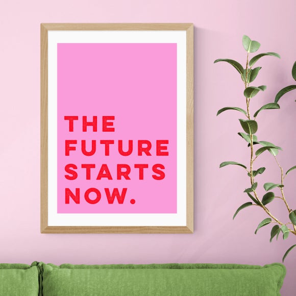 East End Prints The Future Starts Now Print - image 1