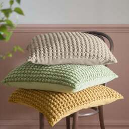 Appletree Bobble Velvet Square Cushion - thumbnail 4