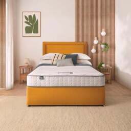 Silentnight Divan Bed With Malvern Velvet Headboard and 800 Pocket Sprung Mattress - thumbnail 2