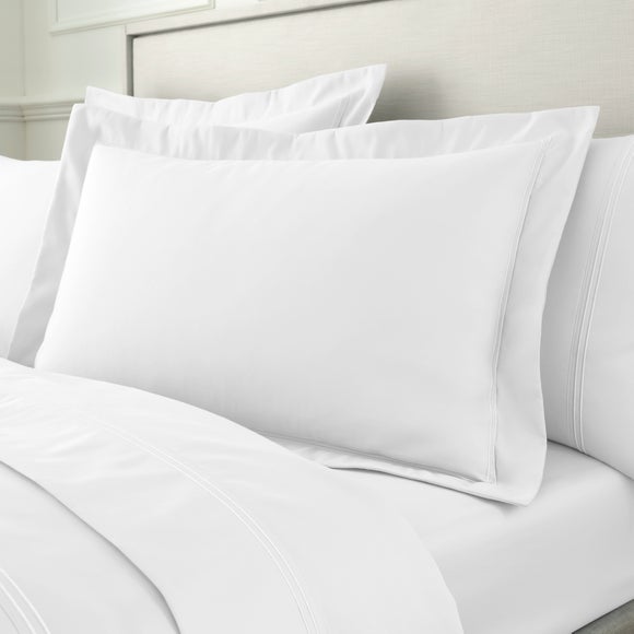 Dorma Egyptian Cotton Sateen 1200 Thread Count Oxford Pillowcase