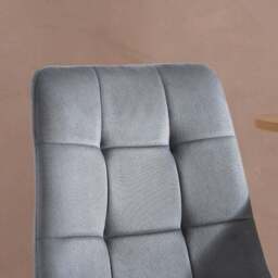 Axel Set of 2 Button Back Velvet Dining Chairs - thumbnail 5
