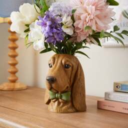 Humphrey the Basset Hound Vase - thumbnail 1