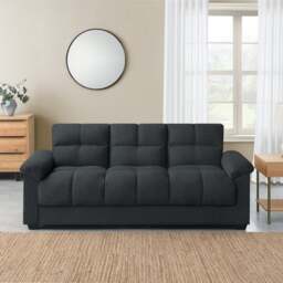 Margo Fabric Double Sofa Bed with Storage - thumbnail 1