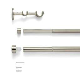 Trinity Double Layer Extendable Metal Curtain Pole - thumbnail 2
