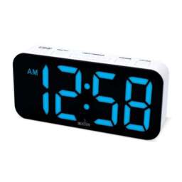 Acctim Jaxon Multicoloured LED Alarm Clock - thumbnail 3