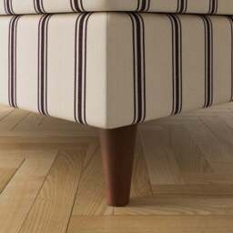 Zoe Folkstone Stripe Square Storage Footstool - thumbnail 4