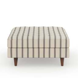 Zoe Folkstone Stripe Square Storage Footstool - thumbnail 6
