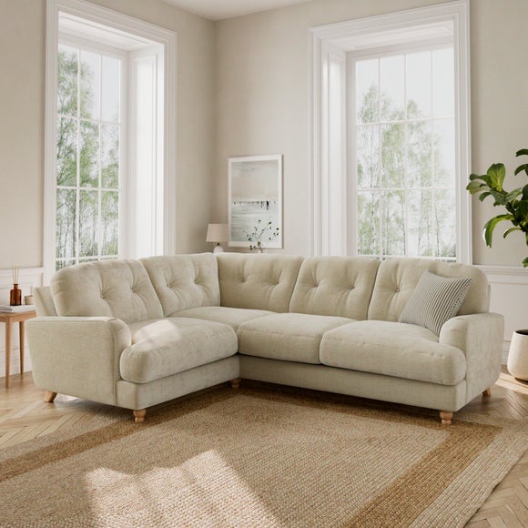 Martha Chunky Chenille Full Corner Sofa - image 1