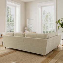 Martha Chunky Chenille Full Corner Sofa - thumbnail 2