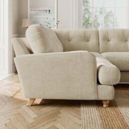 Martha Chunky Chenille Full Corner Sofa - thumbnail 3
