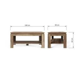 Canyon Coffee Table, Oak - thumbnail 6