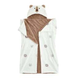 Catherine Lansfield Cosy Bear Kids Hooded Blanket - thumbnail 5