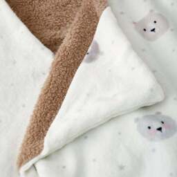 Catherine Lansfield Cosy Bear Kids Hooded Blanket - thumbnail 3