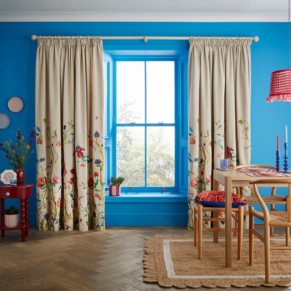 Sophie Robinson Forgotten Garden Pencil Pleat Curtains - image 1