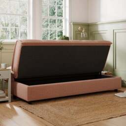 Emery Squish Soft Chenille Clic Clac Storage Sofa Bed - thumbnail 5