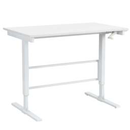 Murphy Ergonomic Sit To Standing Desk White