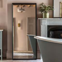 Cedar and Sage Alderwood Leaner Mirror