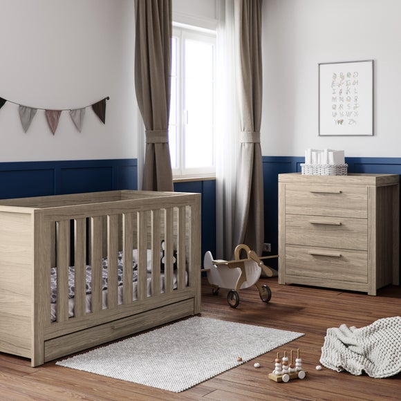 Little Acorns Ellesmere Cot Bed and 3 Drawer Chest Nursery Set - image 1