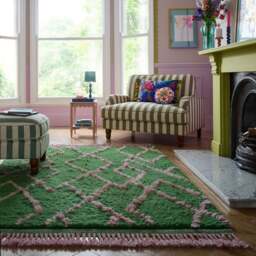 Sophie Robinson Geometric Berber Supersoft Shaggy Rug - thumbnail 1