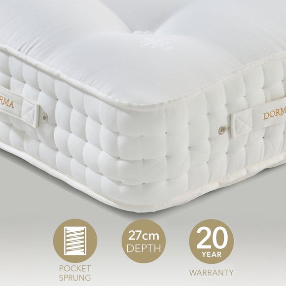 Dorma Natural Ultimate 1600 Pocket Calico Spring Alpaca & Horsehair Mattress - image 1