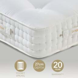 Dorma Natural Ultimate 1600 Pocket Calico Spring Alpaca & Horsehair Mattress - thumbnail 1