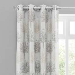 Jacquard Trees Eyelet Curtains - thumbnail 1