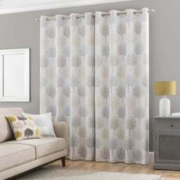 Jacquard Trees Eyelet Curtains - thumbnail 4