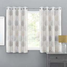 Jacquard Trees Eyelet Curtains - thumbnail 5