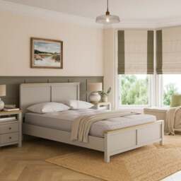 Olney Wooden Bed Frame - thumbnail 1