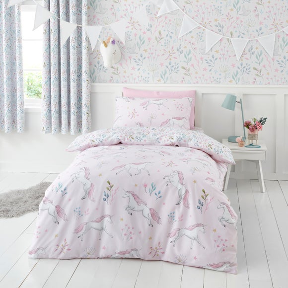 Unicorn Enchanted Duvet Cover and Pillowcase Set - image 1