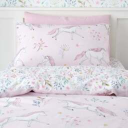 Unicorn Enchanted Duvet Cover and Pillowcase Set - thumbnail 2