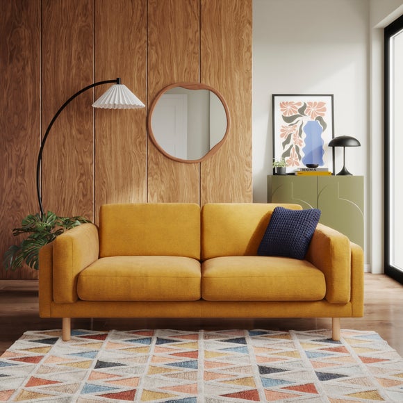 Newton Luxe Chenille 3 Seater Sofa - image 1