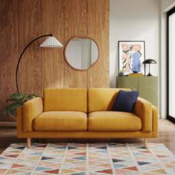Newton Luxe Chenille 3 Seater Sofa - thumbnail 1